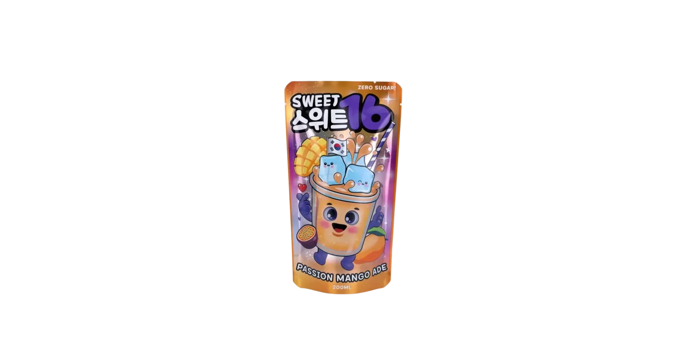 Sweet16 - Passionfruit Mango Ade ZERO 200ml