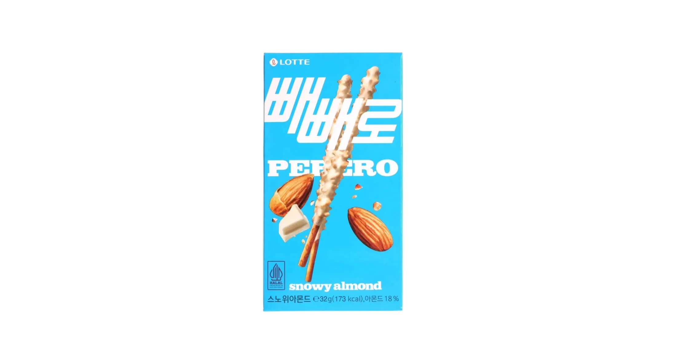 Pepero - Sticks Snowy Almond 32g