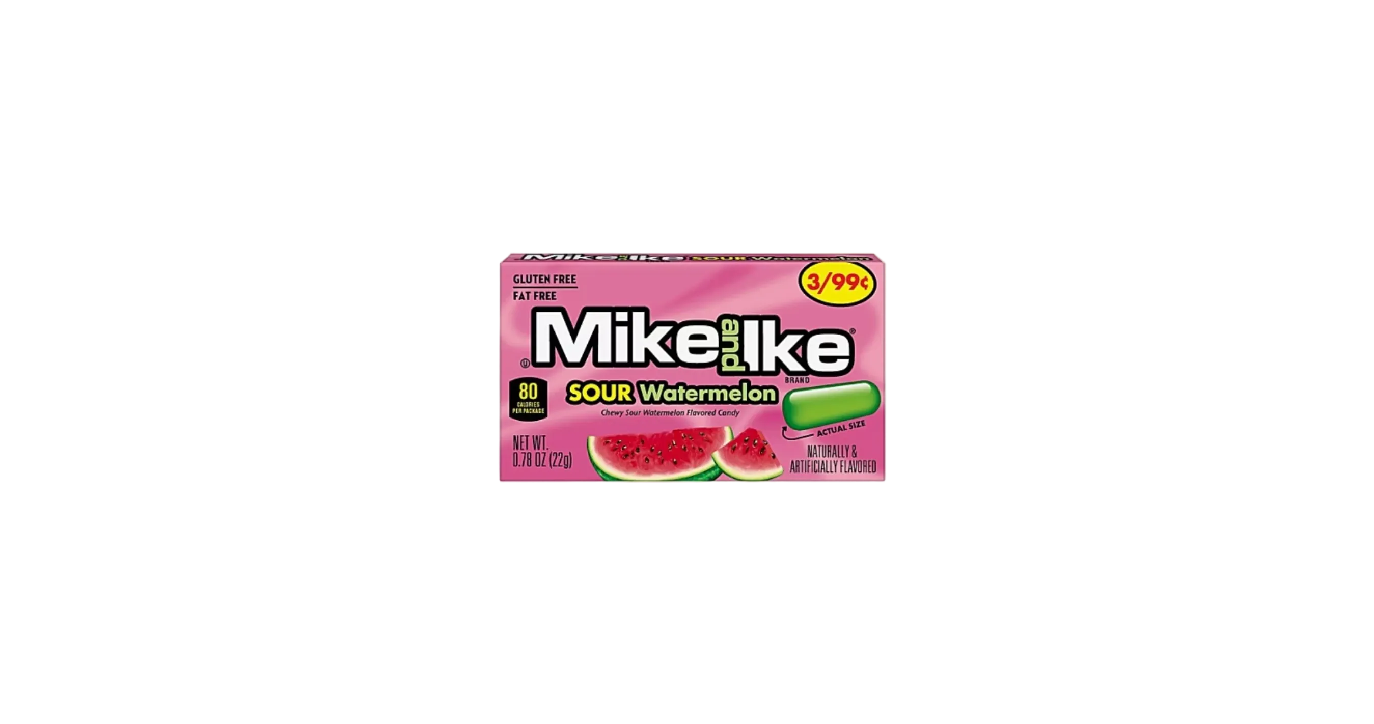 Mike & Ike - Sour Watermelon Mini Box 22g