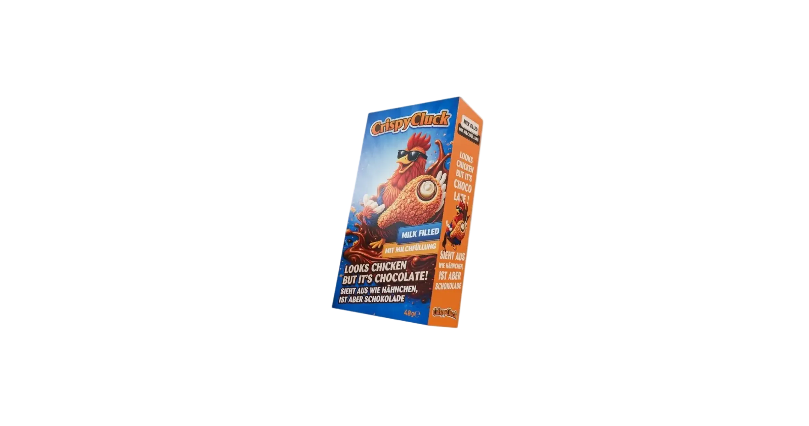 CrispyCluck - Virale Chicken Wing Schokolade Vollmilch 48g